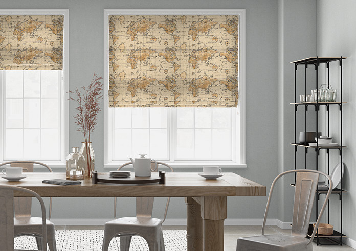 Maps, Multi - Roman Blind - Image 3